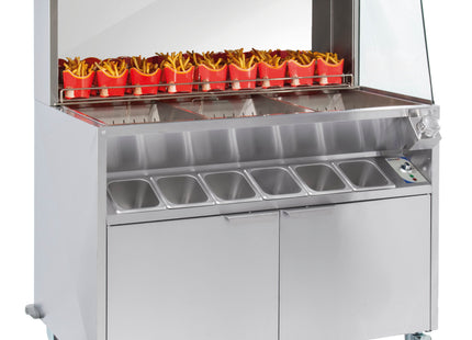 Fry holding station double heating 1200