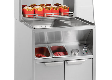 Fry Hold station dubbele verwarming 600