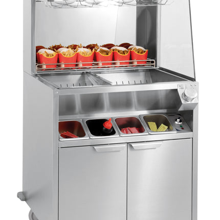 Fry holding station double heating 800