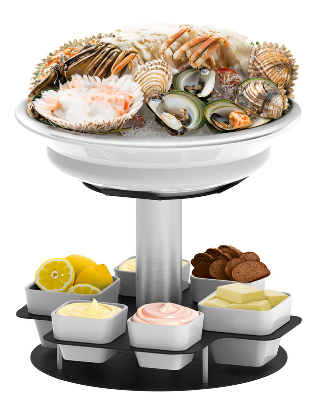 Rotating seafood display 2 Fuly