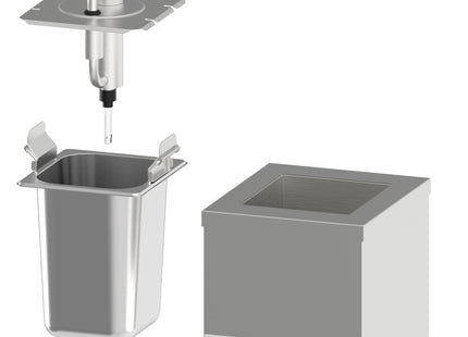 Heated pump dispenser