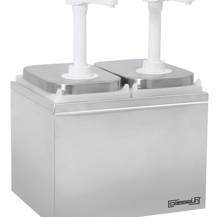 Dobbel pumpedispenser 2 x 2 L
