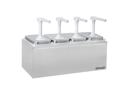 Quadruple pump dispenser 4 x 2 L