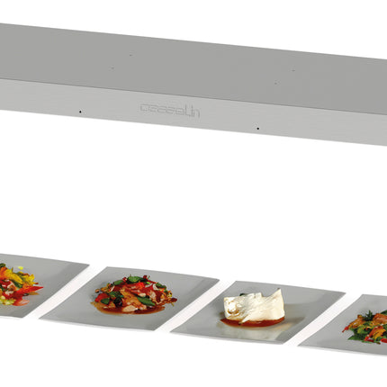 Double infrared heating strip with lighting 1200