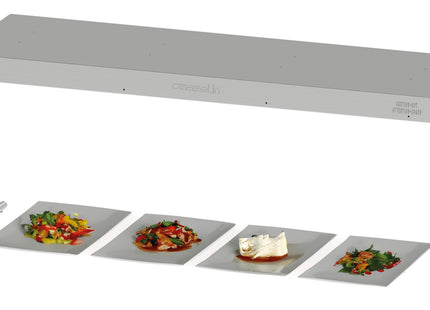 Double infrared heating strip with lighting 600