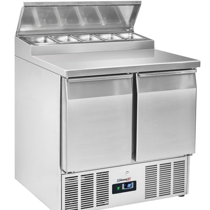 Saladette 2 låger 5 x GN 1/6