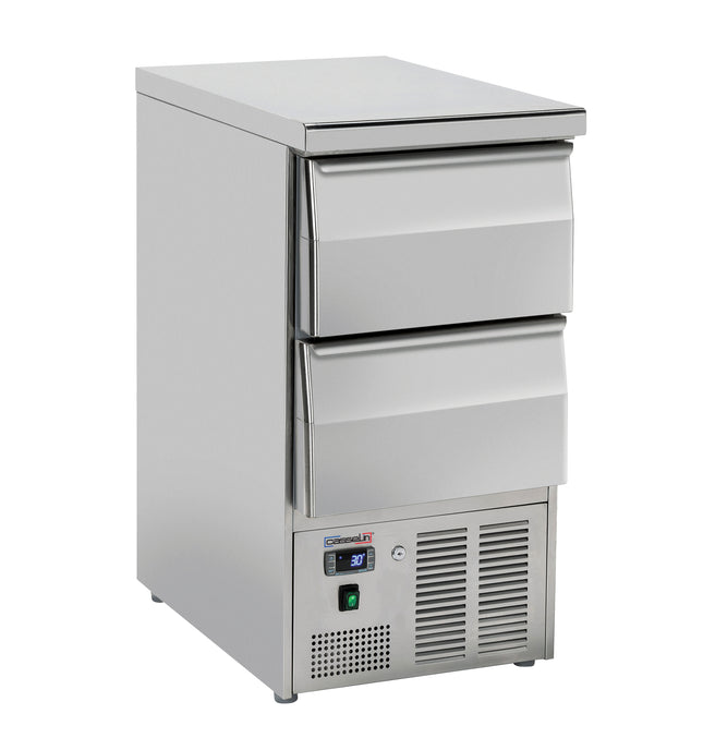 Refrigerated serving table 2 drawers GN 1/1