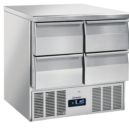 Refrigerated serving table 4 drawers GN 1/1