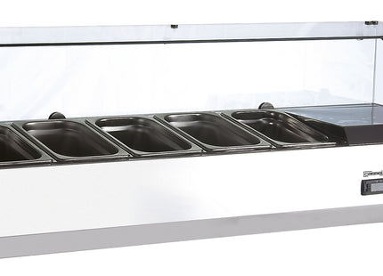 Table-top saladette 5x GN 1/4