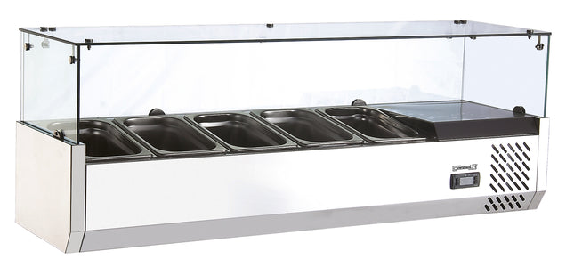 bord-top saladette 5x GN 1/4