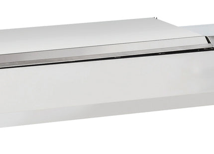 Saladette de table avec couvercle 5 x GN 1/4