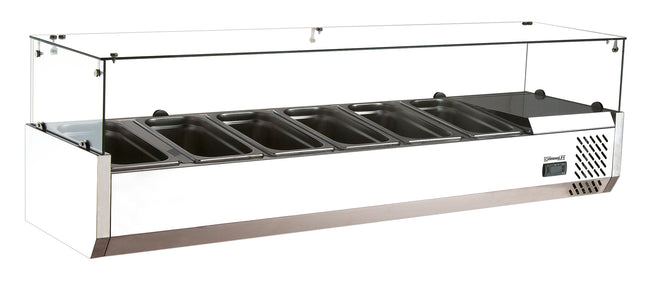 bord-top saladette 6x GN 1/3