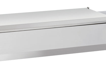 Saladette de table avec couvercle 6 x GN 1/4