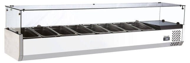 bord-top saladette 8x GN 1/3