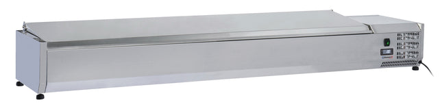 bord-top saladette med låg 9 x GN 1/3