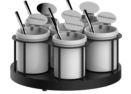 Rotating sauce holder