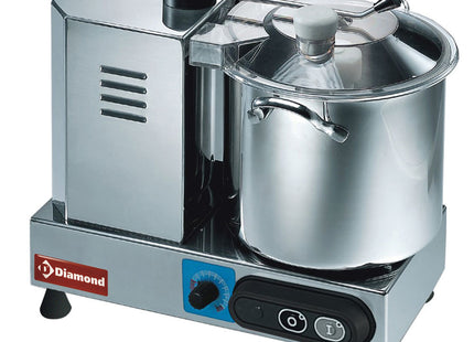 Stainless steel cutter, 9 liters, variable speed