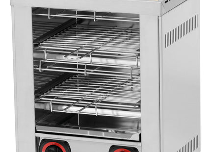 Double toaster 4 clamps