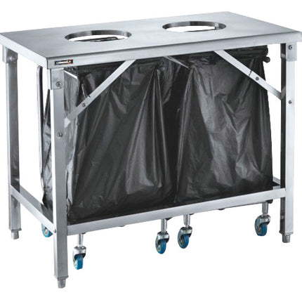 2-huls affaldssortering bord