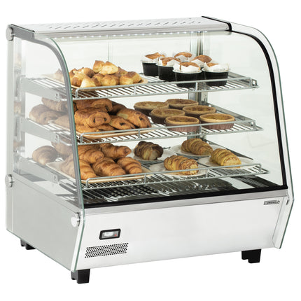 Uppvärmd vitrin 120 L