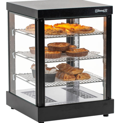 Opvarmet vitrine 59 L