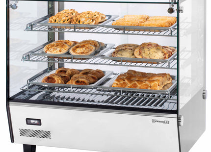 Eingebaute beheizte Vitrine 120 L