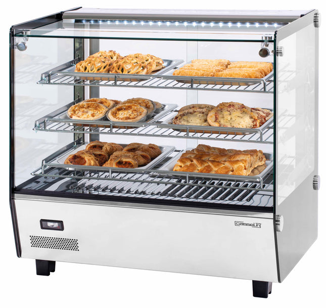 Vitrine chauffante encastrable 120 L
