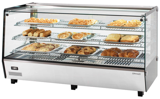 Vitrine chauffante encastrable 200 L