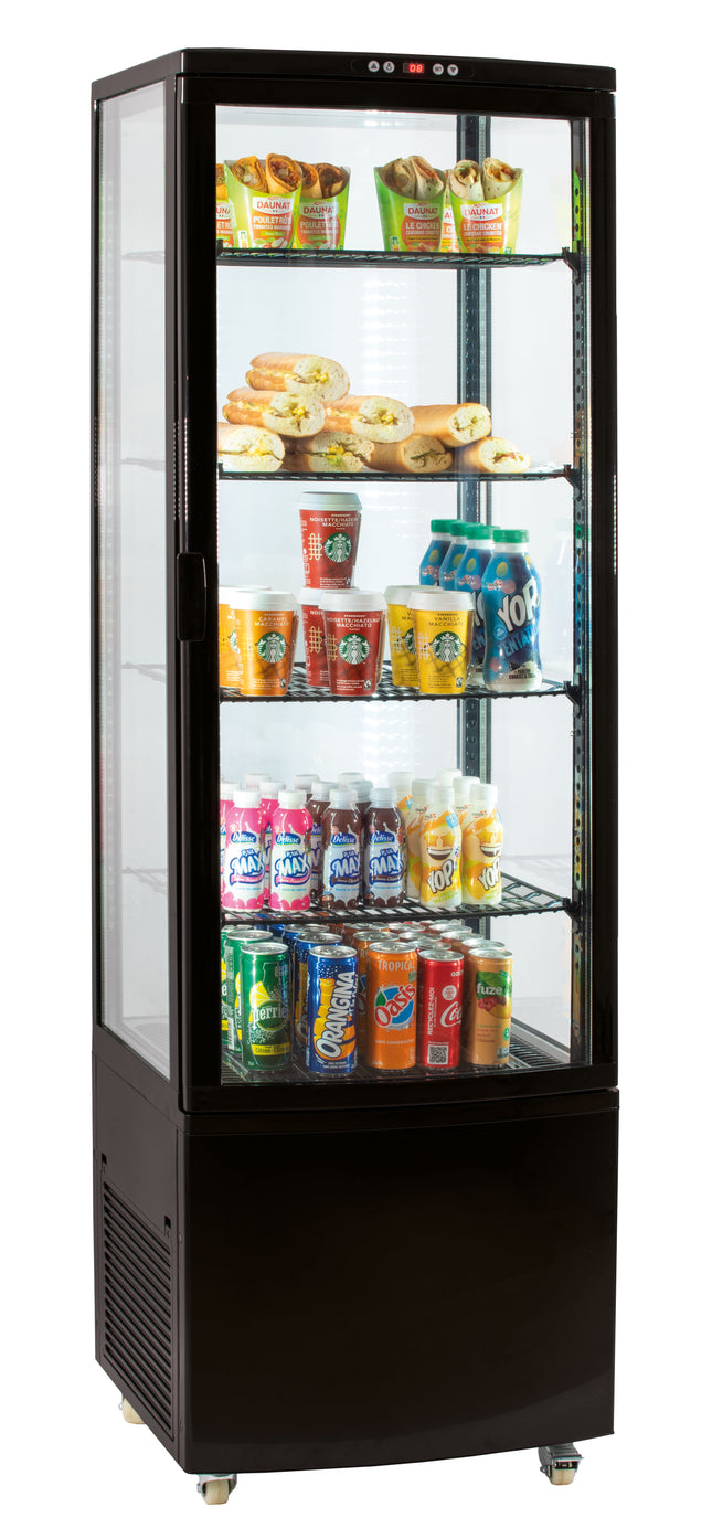 Refrigerated display case 235 L - Black