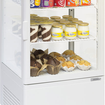 Vitrine réfrigérée 58 L - Blanc
