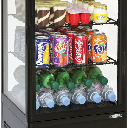 Display fridge 78 L - Black