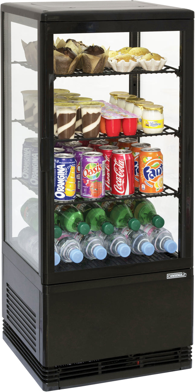 Display fridge 78 L - Black