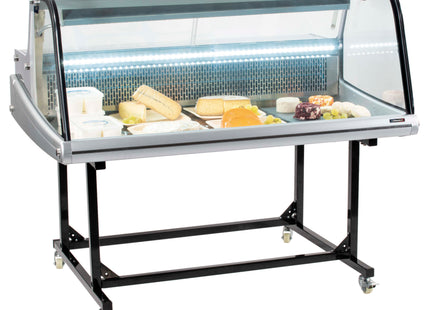 Présentoir de marché réfrigéré sur chariot 255 L