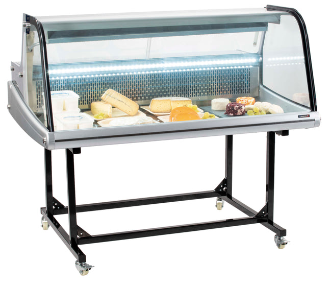 Refrigerated market display on trolley 255 L