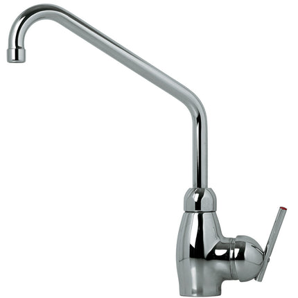 Faucet mixer, mono command "big flow" (exit MONO)