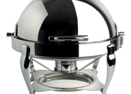 Stainless steel "rounded" stove, "roll-top" lid, GN 1/1-65 mm