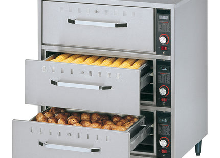 Food heater to put down, 3 drawers (GN 1/1 - 150 mm)