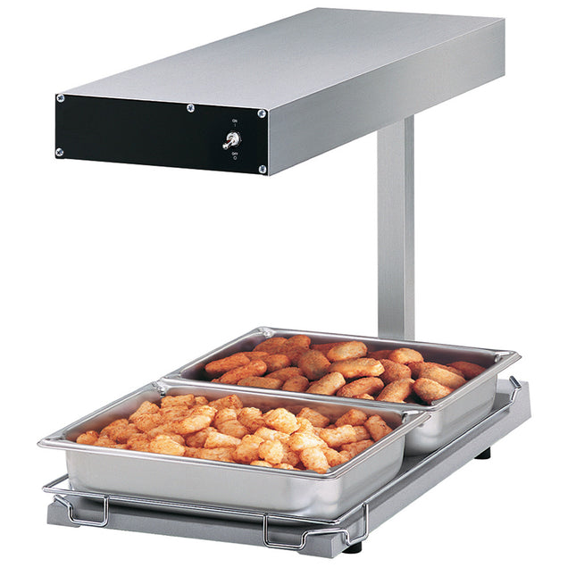 Chauffe-aliments à poser, infrarouge, plan GN 1/1
