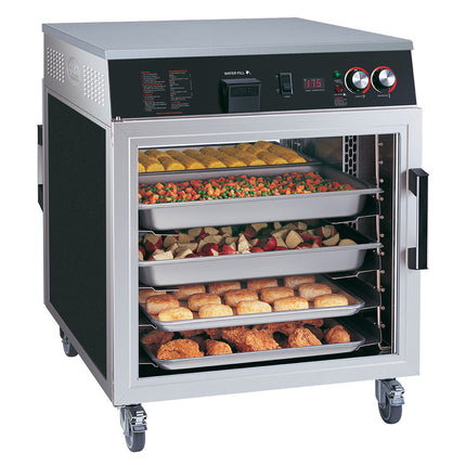 Heating display, glass door, 6 levels
