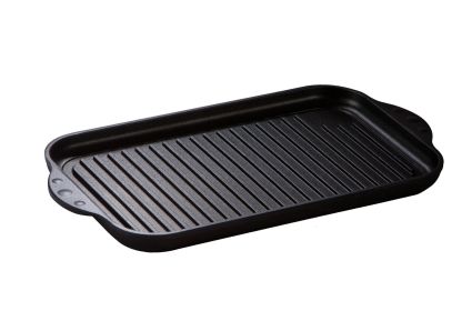 Eurolux Premium Grill Plate 36.5 x 21.5 cm, approximately 2.5 cm high