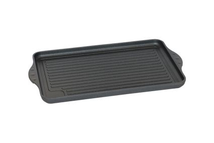 Eurolux Premium Grill Plate 43 x 28 x 2.5 cm, ribbed
