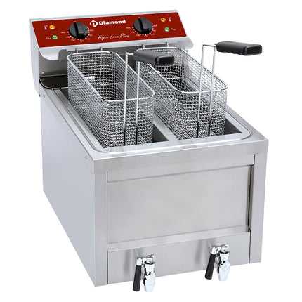 Friteuse électrique 2 x 8 Lit. - HAUT