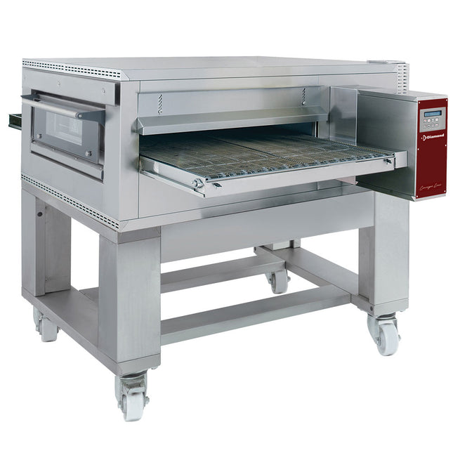 Ventilated ovens with heat transition electric, width 1000 mm