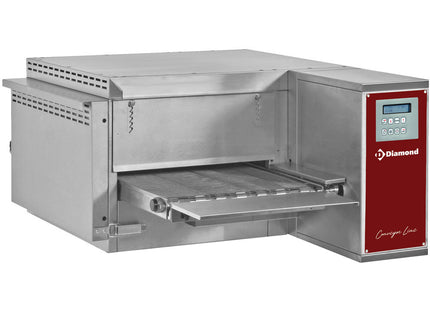 Pizzatransportovn med varmeovergang elektrisk, bredde 400 mm