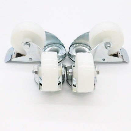 Wheels set for Table Steamer - 2 with brackes - 4.3 Inch / 11 cm