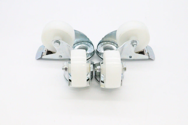 Wheels set for Table Steamer - 2 with brackes - 4.3 Inch / 11 cm