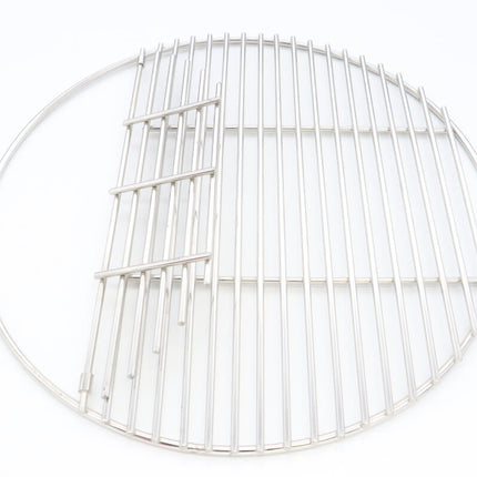 Grillplate i rustfritt stål 38cm