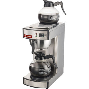 Kaffemaskine - 1 gruppe + 2 varmeplader - Halvautomatisk