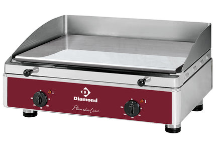 Surface de cuisson électrique lisse, chromée