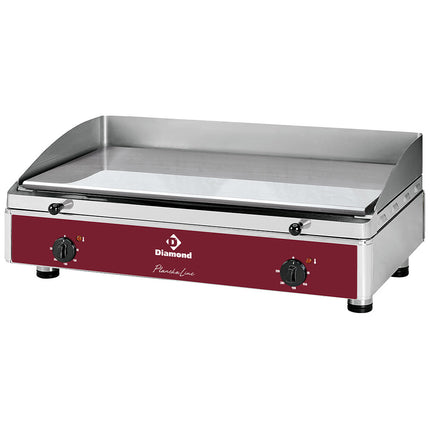 Surface de cuisson électrique lisse, chromée
